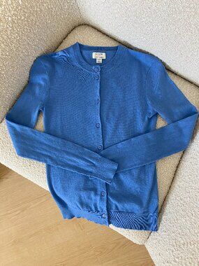 J.Crew Factory Classic cotton cardigan sweater XXS